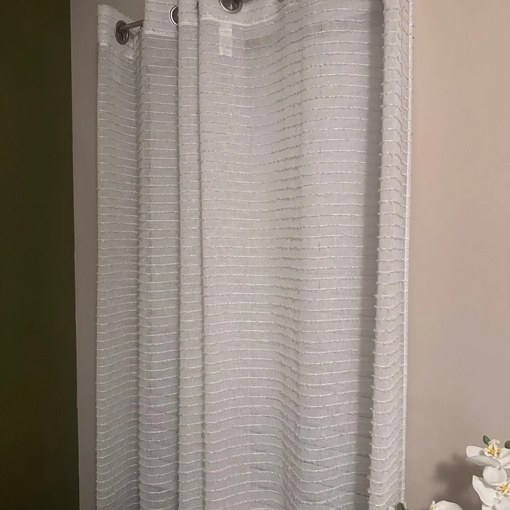 KARL LAGERFELD PARIS Sheer Curtain Panels – Set of 4